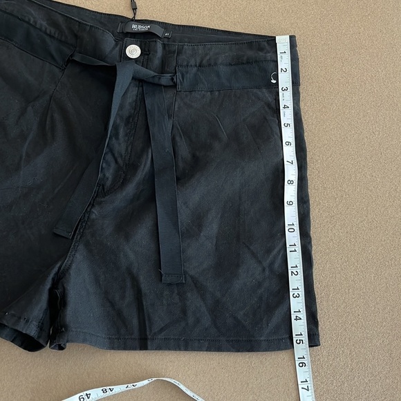 HUDSON Women's Black Paper Bag Shorts - Size 27 NWOT - Picture 8 of 14